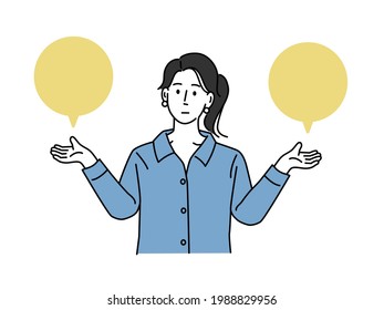  Ilustración vectorial plana. Negocios y comunicaciones.