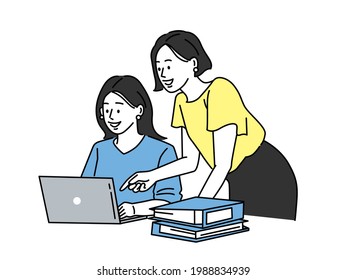  Illustration vectorielle à plat. Affaires et communications.