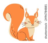 Flat vector illustration in children