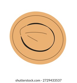 Flache Vektorgrafik von klassischen Fedora Strohhüten in verschiedenen Winkeln und Ansichten. Minimales modernes Design mit schwarzem Band, einzeln auf weißem Hintergrund. Ideal für Modeprojekte, Sommerthemen, Reisekonzepte, Lifestyle-Grafiken, Branding, redaktionelles Design und Accessoires-Kollektionen.