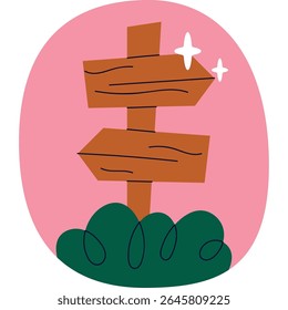 Ilustración vectorial plana de iconos coloridos de la señal de tráfico