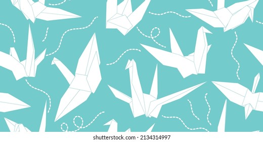 flat vector illustration design of origami pattern