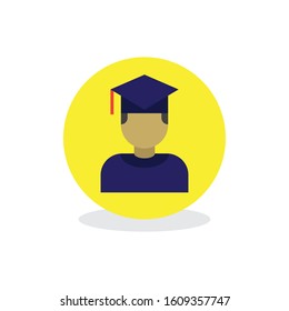 Flat Vector Illustration, Education and School Icon