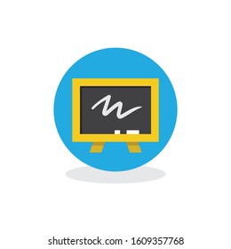 Flat Vector Illustration, Education and School Icon