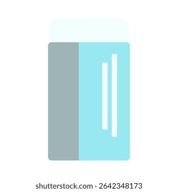 Ícone de Ilustração de Vetor Plano da Borracha 