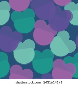 Flat vector illustration for fabric, textile, wallpaper, poster, gift wrapping paper.  Vector illustration