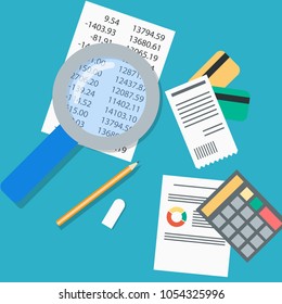 Flat vector illustration flat-panel infographics for business and website
