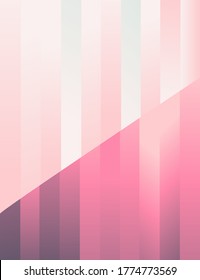 Flat vector illustration with geometric abstract shapes for banner flyer or website modern minimalist design
