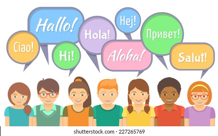 2,817 Kids Different Languages Images, Stock Photos & Vectors ...