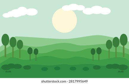 Una Ilustración vectorial plana