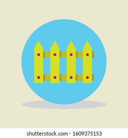 Flat Vector Illustration, Real Estate Icon, Building and House.