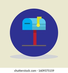 Flat Vector Illustration, Real Estate Icon, Building and House.