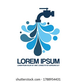 flat vector illustration of sanitation logo