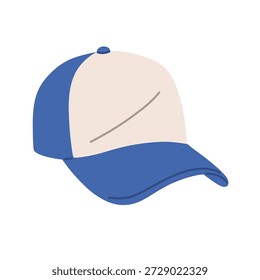 Flat vector illustration set of various hats including fedora, bowler, baseball cap, visor, beanie, flat cap, and bucket hat. Modern minimalist design with clean shapes and soft colors, isolated on white background. Suitable for fashion, clothing, accessory, style, and apparel design concepts.