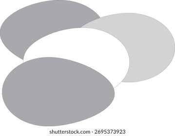 ilustração vetorial plana de um simples ovo inteiro , ícone para alimentos, ou conceitos nutricionais.