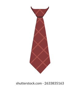 Ilustração de vetor plano de um laço em um fundo branco