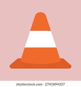 Flat Vector Illustration of a Traffic Cone – Roadwork Safety Icon Design

A simple, flat vector illustration of an orange traffic cone with white stripes, ideal for roadwork, construction, and safety-related themes.