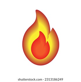 Ilustración vectorial plana de una horquilla sobre un fondo blanco