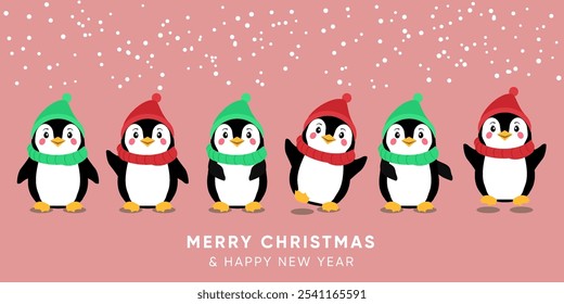 Flat vector illustration
Winter emotional illustration. Christmas, New Year. Cute vector illustration with happy santa claus and snowman. Christmas print with funny Santa in red wool hat.