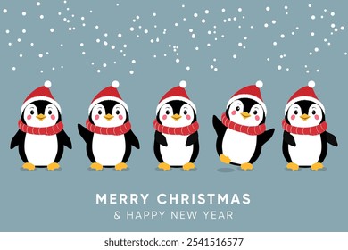 Flat vector illustration
Winter emotional illustration. Christmas, New Year. Cute vector illustration with happy santa claus and snowman. Christmas print with funny Santa in red wool hat.
