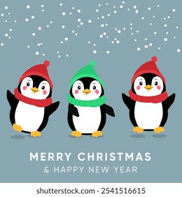 Ilustração de vetor plano
Ilustração emocional de inverno. Natal, Ano Novo. Ilustração vetor bonito com Papai Noel feliz e boneco de neve. Impressão de Natal com Papai Noel engraçado em chapéu de lã vermelha.