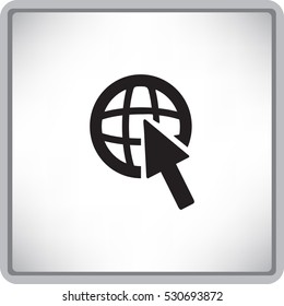 Flat Vector Internet Icon