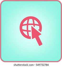 Flat Vector Internet Icon