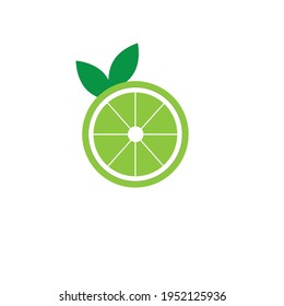 Clima de limón o logotipo vectorial plano