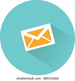 Flaches Vektorbriefsymbol