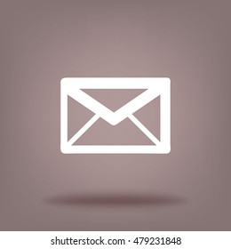 flat vector letter icon