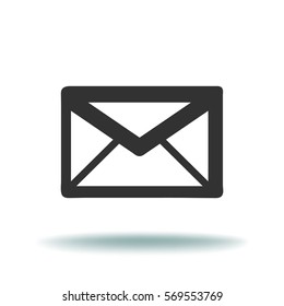 flat vector letter icon