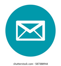 flat vector letter icon