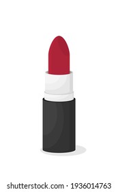 Palo de labios vectorial plano moderno y estilo 