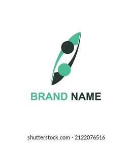 Flat vector logo design for company, community or foundation.