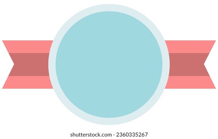 Flat vector medal. Trendy flat style. Simple design. Icon symbol or pictogram of high, premium quality. Winner, first place. Template for web app and other designs. Isolated on white background.