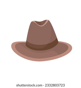 Flat vector men's and women's hats. Stylish men's and women's hats