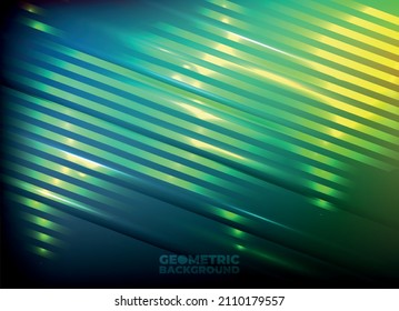 Flat vector. Minimal geometric background. Dynamic shapes composition. Eps10 vector.