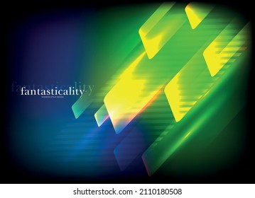 Flat vector. Minimal geometric background. Dynamic shapes composition. Eps10 vector.