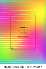 Flat vector. Minimal geometric background. Dynamic shapes composition. Eps10 vector.