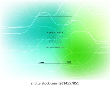 Flat vector. Minimal geometric background. Dynamic shapes composition. Eps10 vector.