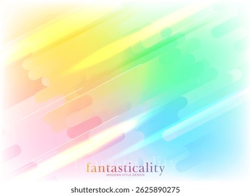 Flat vector. Minimal geometric background. Dynamic shapes composition. Eps10 vector.