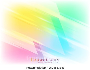 Flat vector. Minimal geometric background. Dynamic shapes composition. Eps10 vector.
