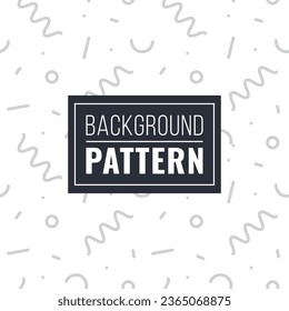 Flat vector modern endless pattern illustration