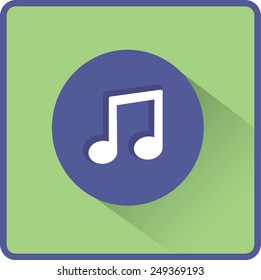 Flat Vector Note icon