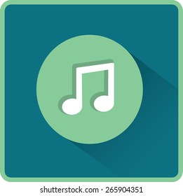 Flat Vector Note icon