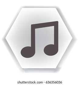 Flat Vector Note icon