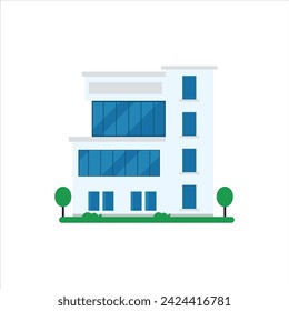 flat vector office building design