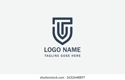 Flat Vector p Logo Design Template