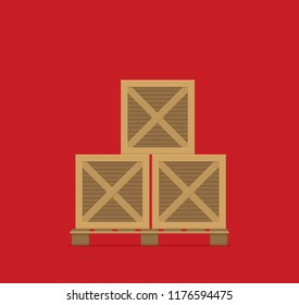 Flat vector pallet