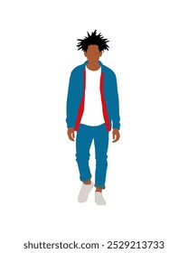 Gente de Vector plano e ilustración, hombre con traje casual